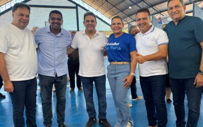 Priante inaugura ginásio de Rio Maria e celebra os 43 anos do município